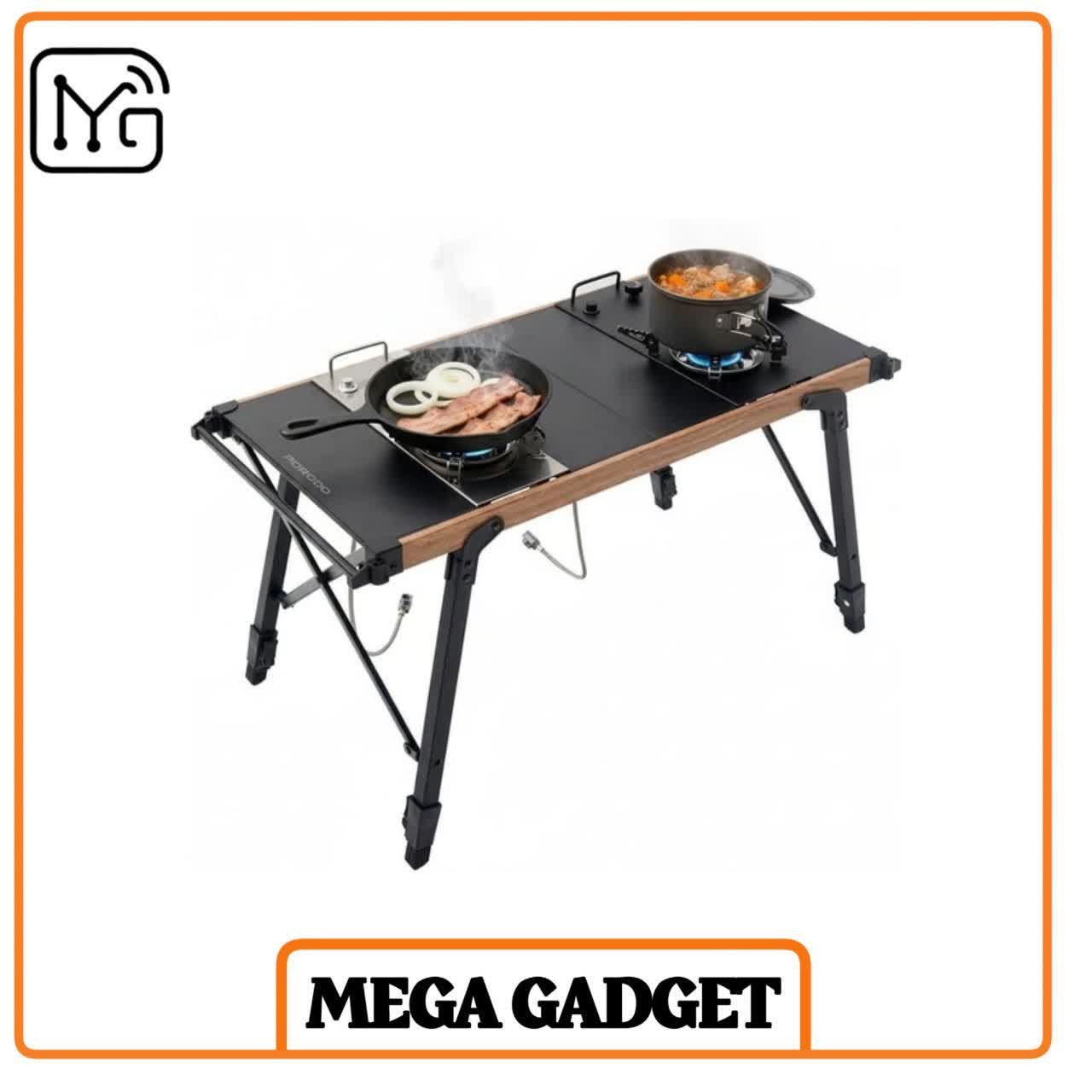 میز و اجاق گاز دو شعله ایستاده کمپینگ پرودوPdlfst219