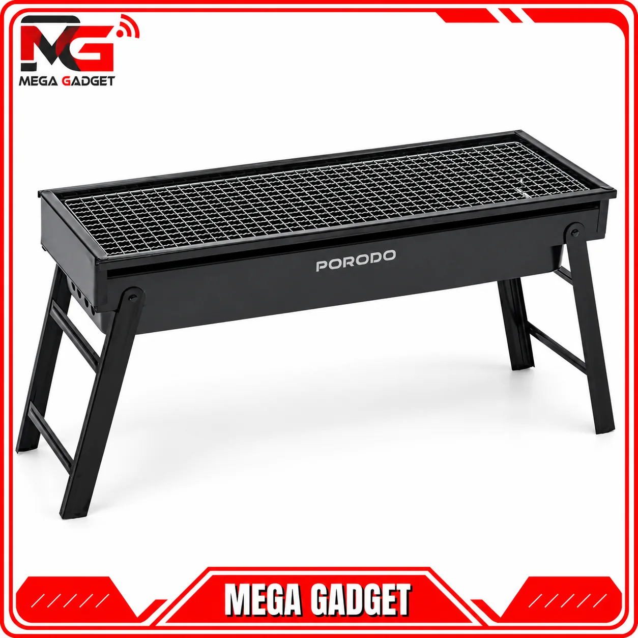 گریل باربیکیو تاشو قابل حمل پرودو Porodo Portable Folding Large BBQ Grill PDLFSTBSA