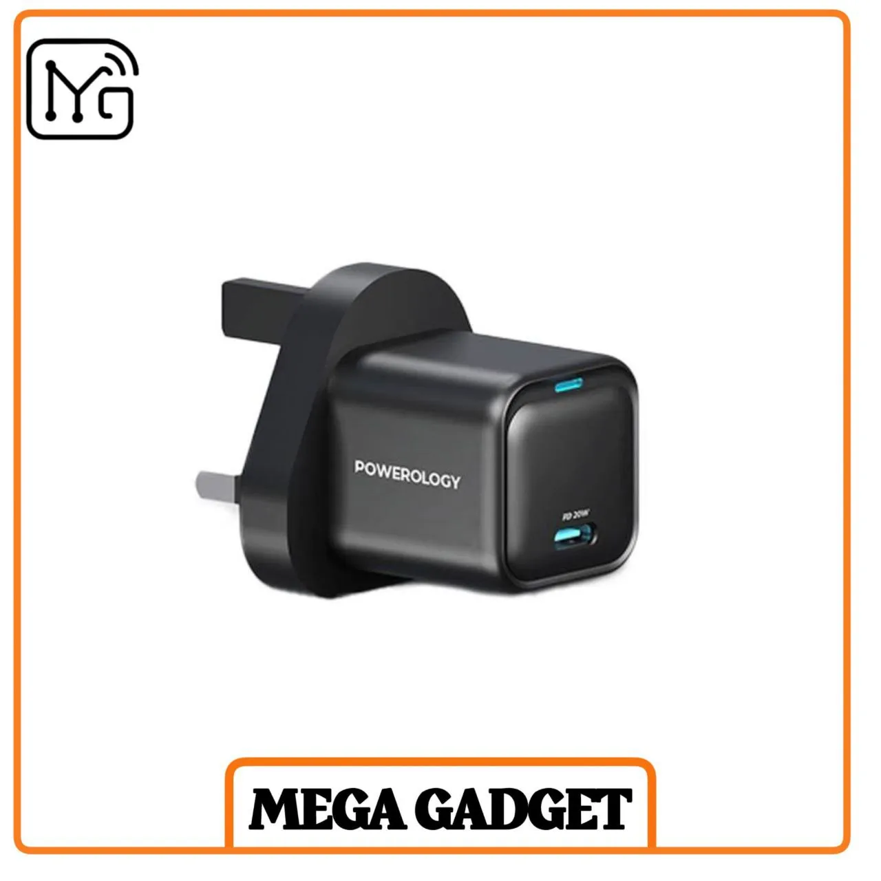 شارژر دیواری پاورولوژی مدل PWCUQC016 توان ۲۰ وات تایپ سی