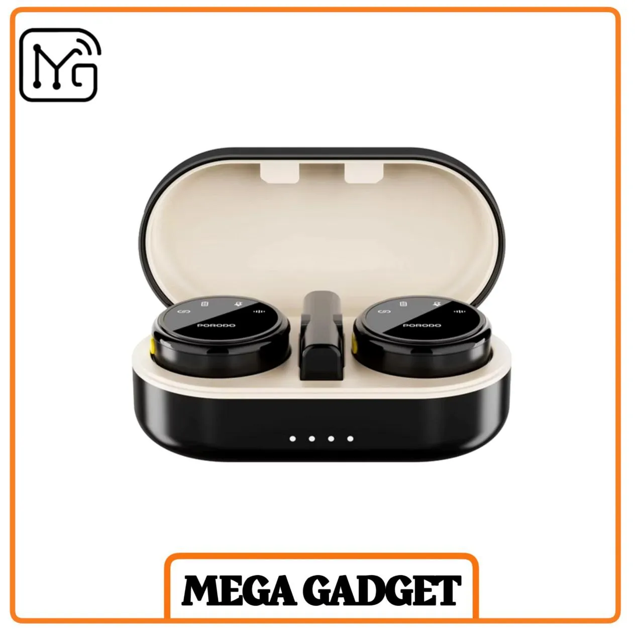 میکروفون یقه ای بی سیم پرودو مدل PD-WMDMIC-BK با دو فرستنده