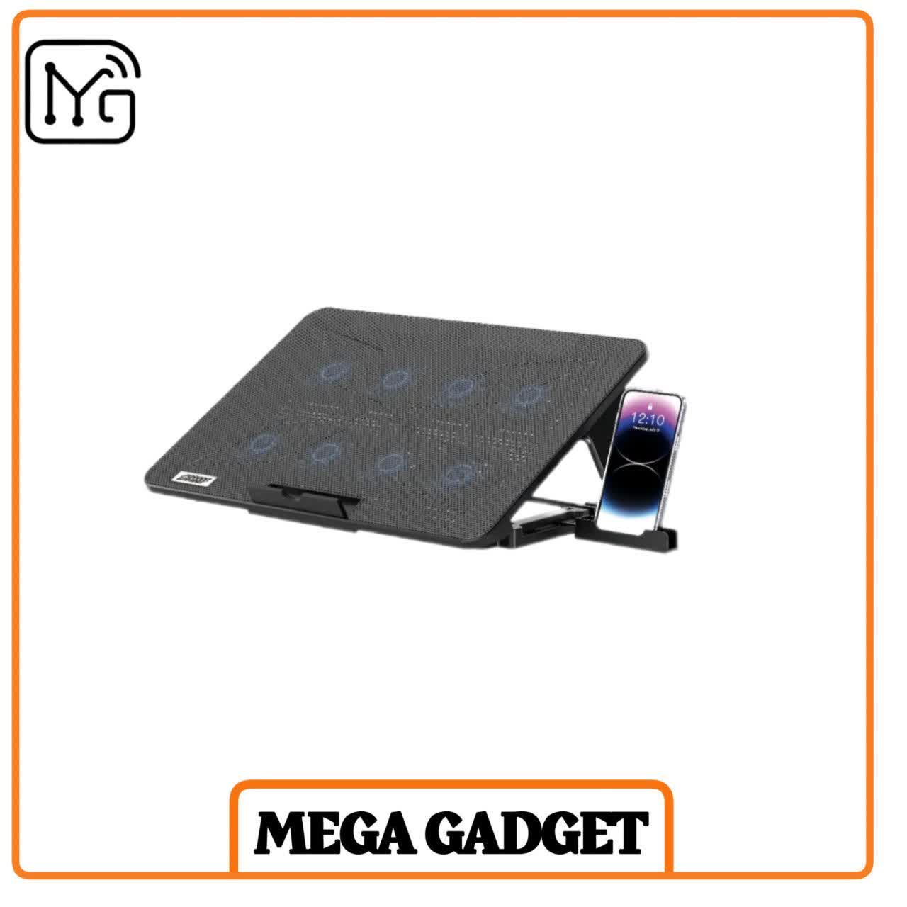 کول پد و استند لپ تاپ پرودو Porodo اصل مدل PDXF5CPBK