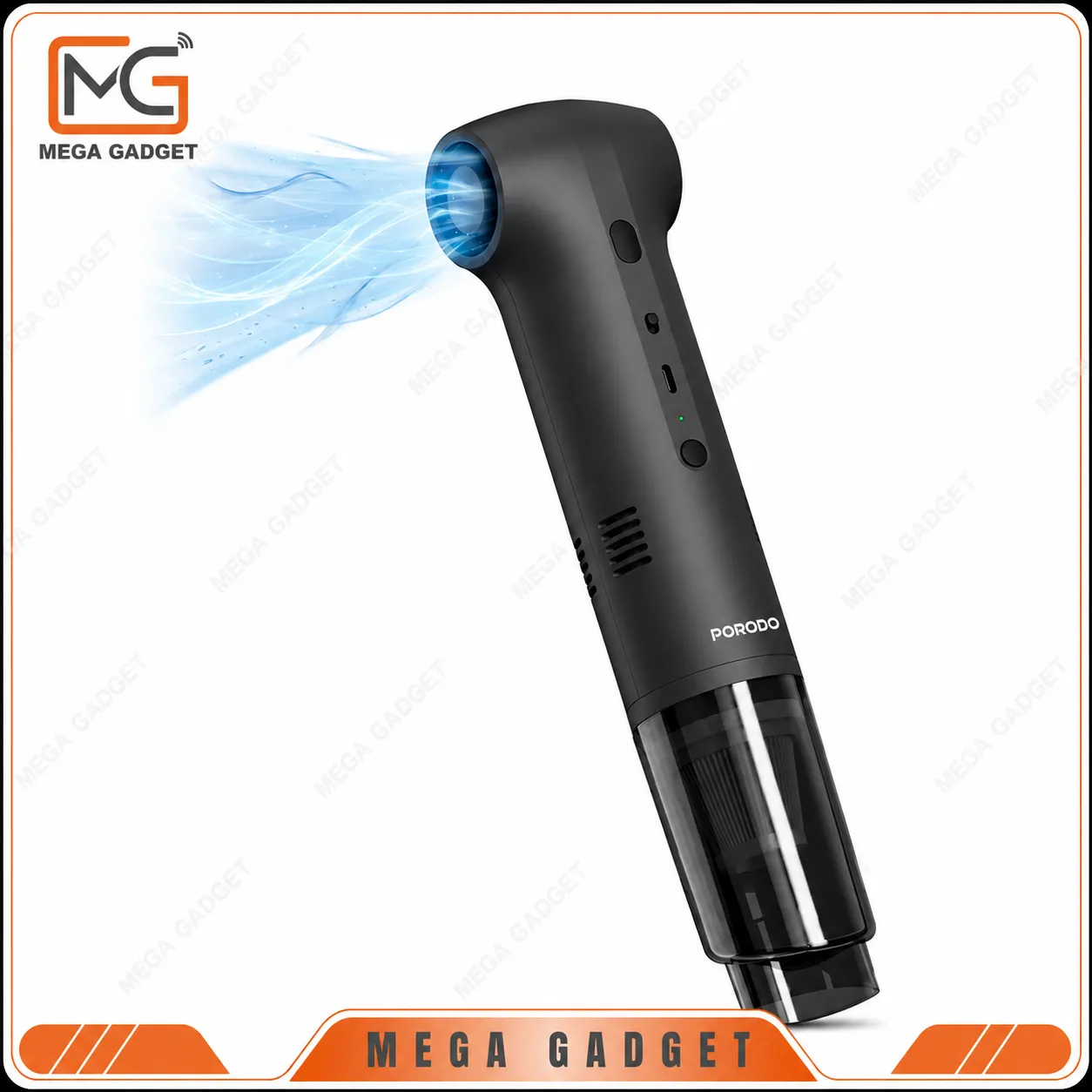 جارو شارژی و جت فن پرودو Porodo Tornado Dual Car Vaccum Cleaner & Blower
