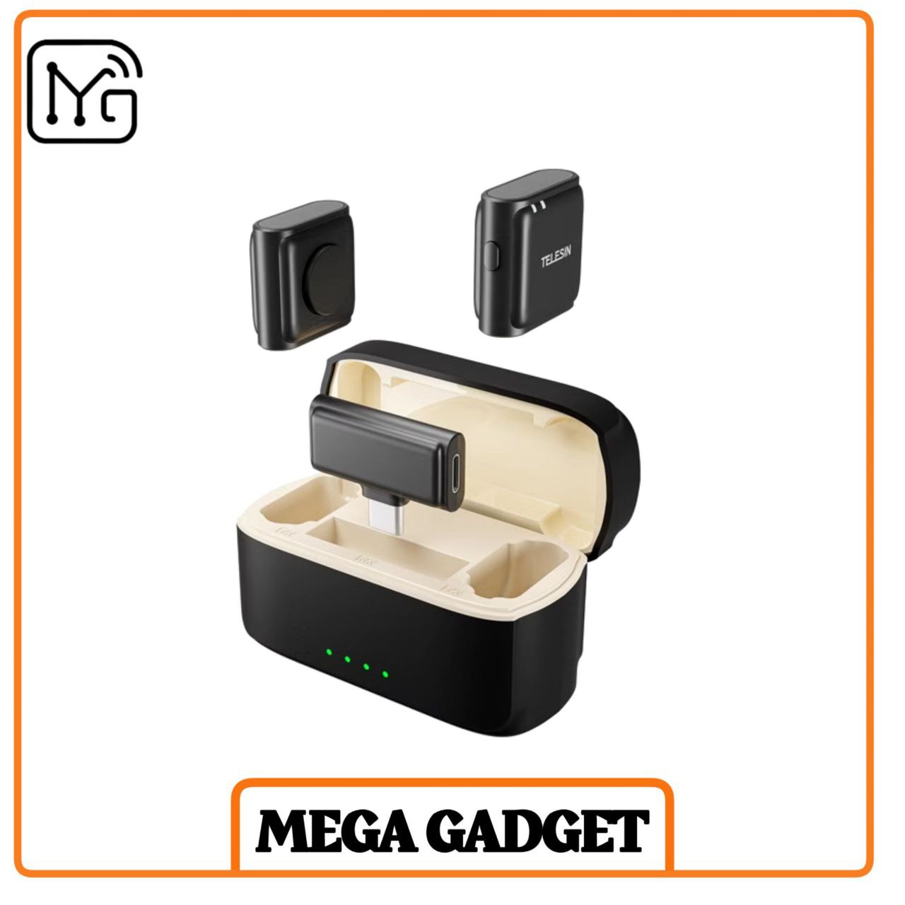 میکروفون یقه‌ای بی‌سیم TELESIN مدل P5-MCP-01