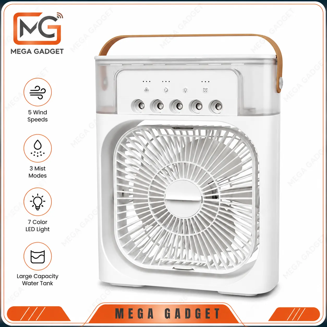 پنکه مه‌پاش رومیزی  با مخزن آب Air Cooler Fan
