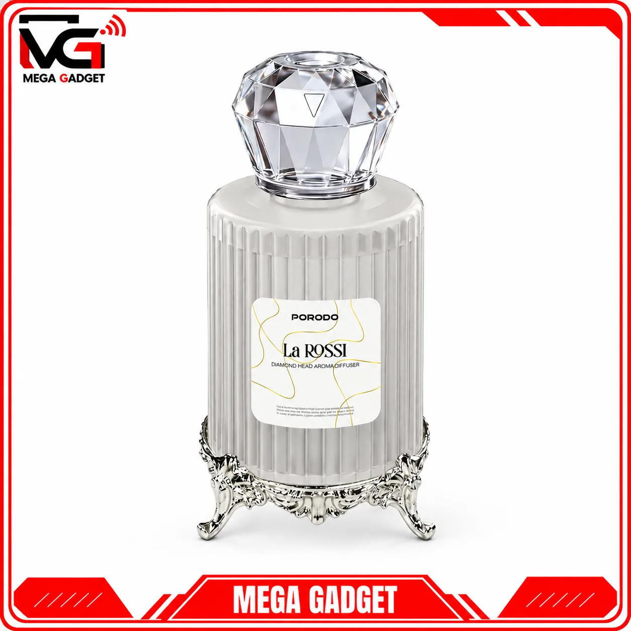 خوشبو کننده هوا پرودو Porodo La Rossi Diamond Head Aroma Diffuser