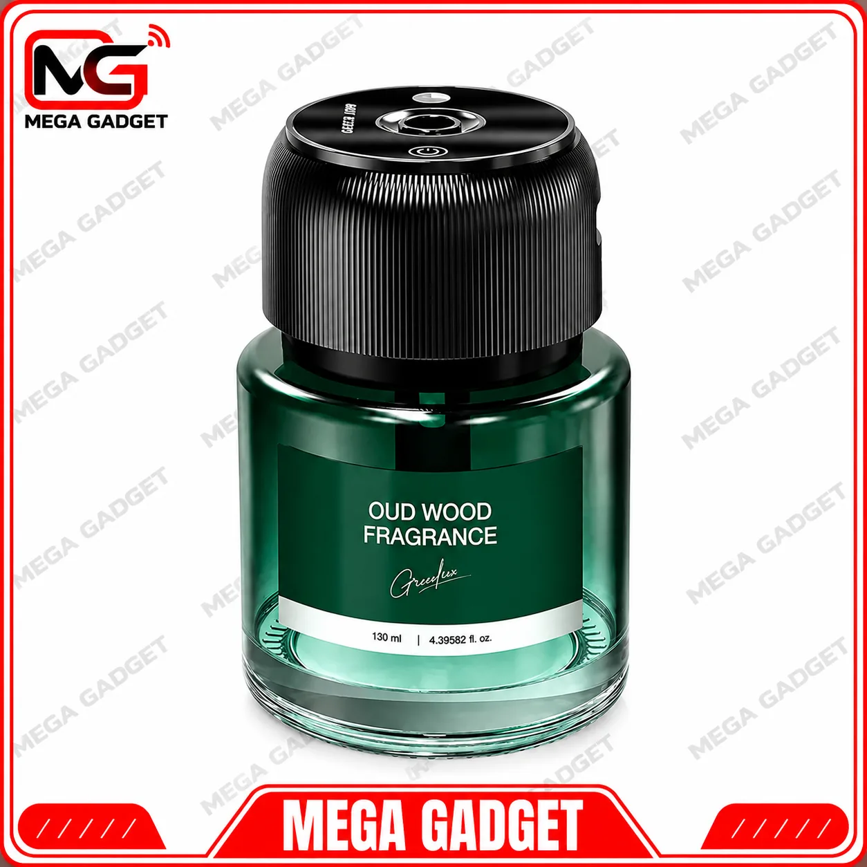 خوشبو کننده هوا گرین لاین مدل GL-HU8 حجم ۱۳۰ میلی‌لیتر با رایحه Oud Wood