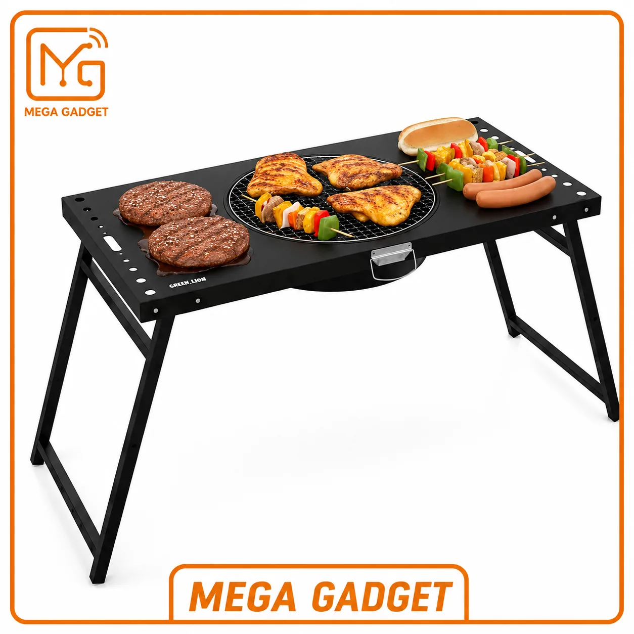باربیکیو گرین‌ لاین مدل Green Lion Portable BBQ Camping Table